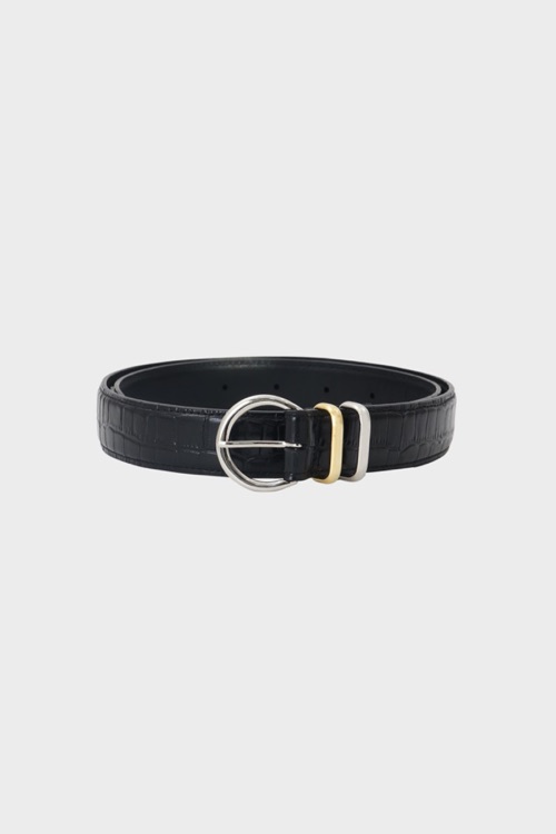 EMBOSSED LEATHER BELT