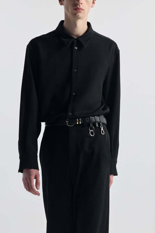 UTILITY LEATHER BELT styling